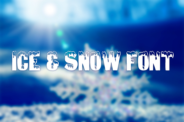 Ice & Snow Font przez AARRGGHH!
