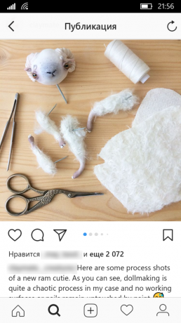 Instagram działalności: proces produkcji