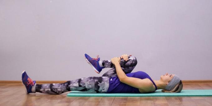 Proste ćwiczenia jogi: pozycja kolana