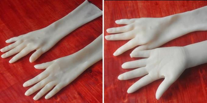 Realistyczne rękawiczki