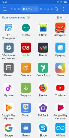 ES File Explorer: Aplikacje