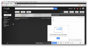 Jak wygodnie wysłać z plików Dropbox z Gmaila