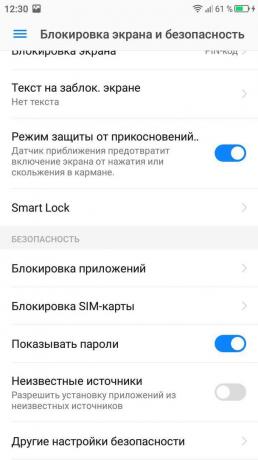 Ekran blokady na Androida. Smart Lock