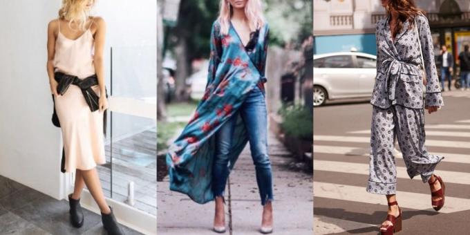 Moda 2018/2019: styl piżamy