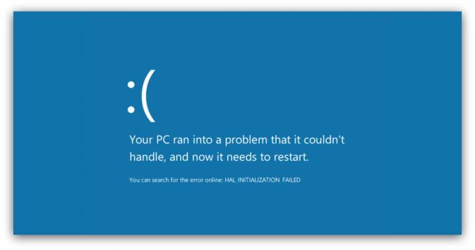 Niebieski ekran śmierci w Windows 8 i 10