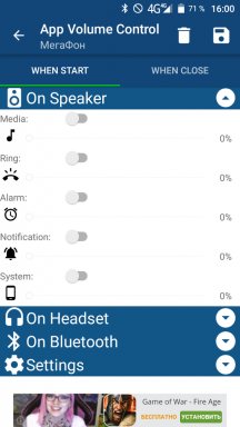 App Regulacja głośności: powiadomienia dźwiękowe zwyczaj setup na Androida