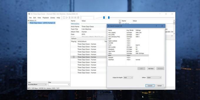 Audio Converter dla Windows, MacOS i Linux: foobar2000