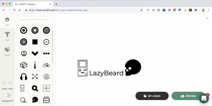 Jak stworzyć logo on-line na stronie internetowej Ucraft