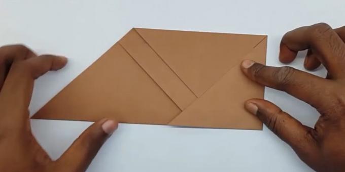 jak zrobić koperty kąt zakrętu w prawo