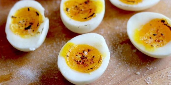 potrawy z jajek: jajka na twardo
