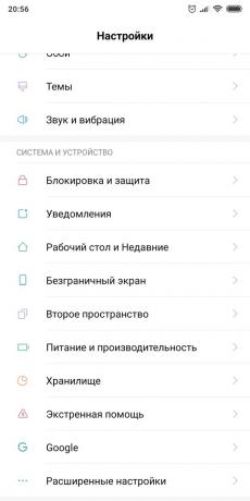 Profil na Android OS: Konfiguracja