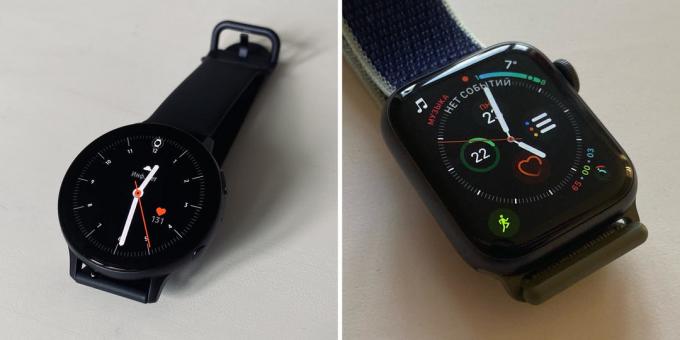 Samsung Galaxy Watch Aktywne 2: Porównanie z Apple Watch Series 5