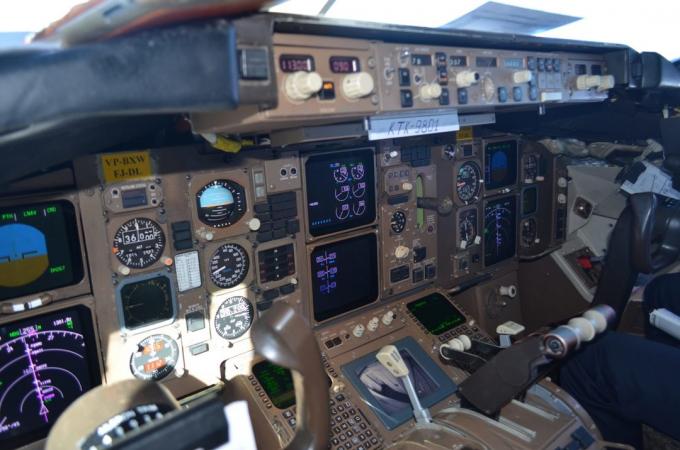 Andrew Gromozdin pilot "Boeing" o pracy