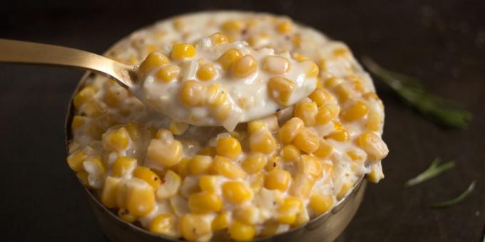 Przystawka kukurydzy: gotowa potrawa