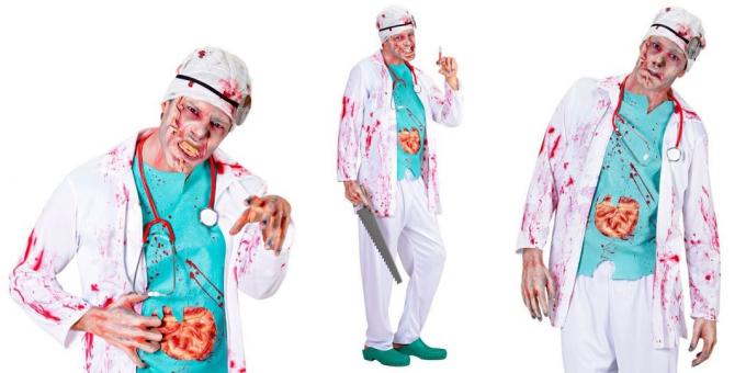 Kostium na Halloween: Zombie Chirurg