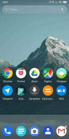 Launcher dla Androida: Evie Launcher
