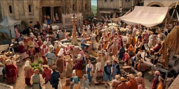 Belle i mieszkańcy w filmie 2017