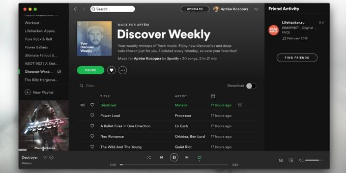 Spotify: precyzyjne zalecenia