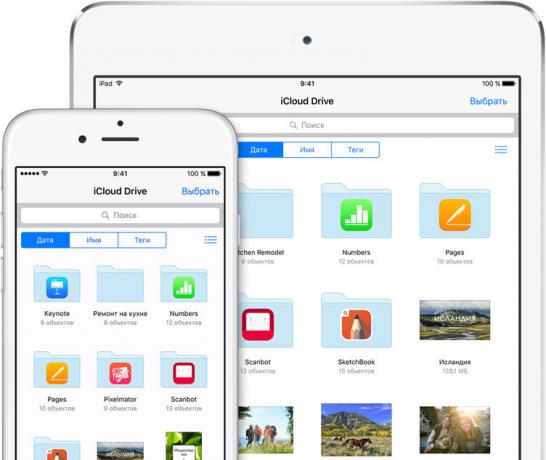 Uruchomienie iCloud napędu z ekranu głównego w iOS 9