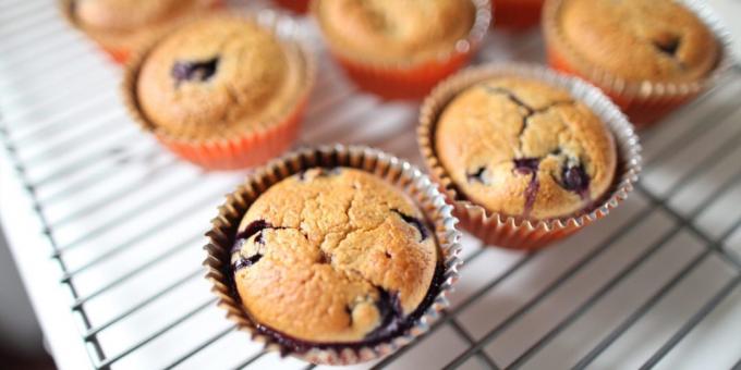 Blueberry muffins przepis: