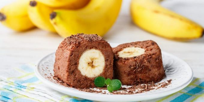Łatwy deser czekoladowo-bananowy