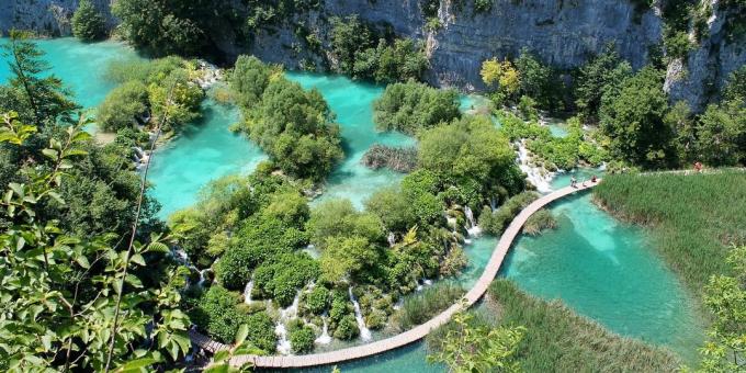 Gdzie się udać w Europie, Parku Narodowego „Jeziora Plitwickie, Chorwacja”