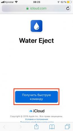 Jeśli woda dostanie się do iPhone: Woda wysuwania wiersza polecenia