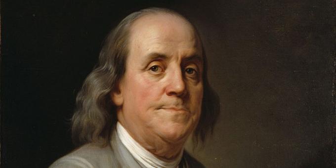 rano rytuał: Benjamin Franklin