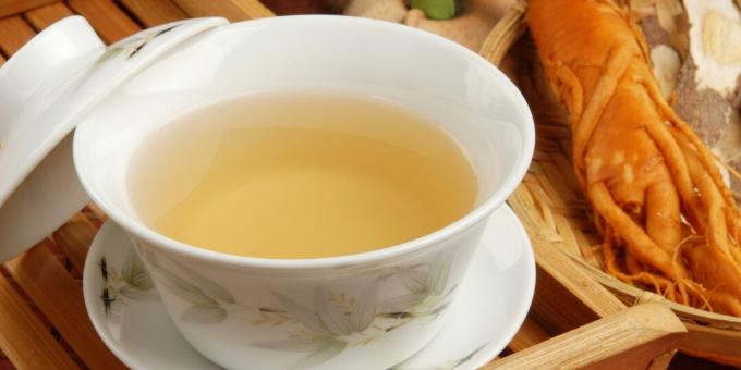 Zdrowe napoje przed snem: herbata z żeń-szenia indyjskiego