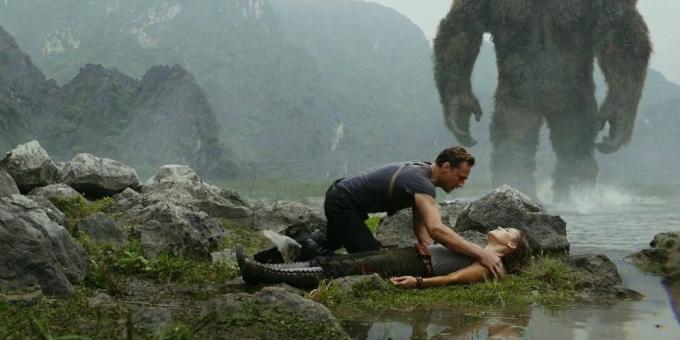 Scena z filmu w dżungli „Kong: Wyspa Czaszki”