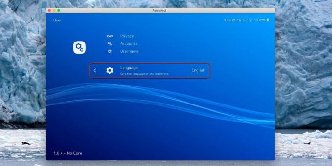 Retroarch: zmiana języka
