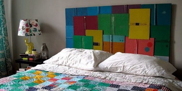 kolorów akcentami we wnętrzu: The Bed