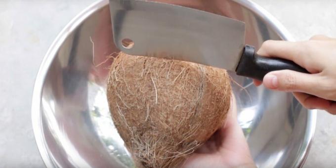 Jak otworzyć orzech kokosowy