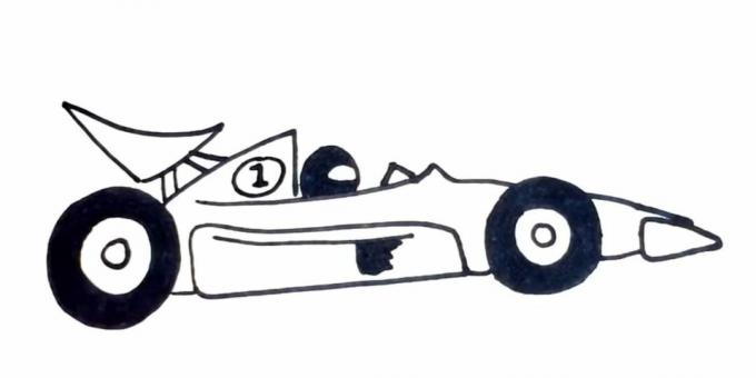 Jak narysować samochód wyścigowy