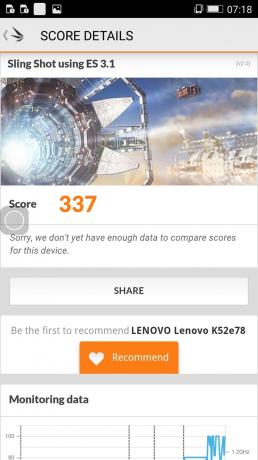 Lenovo K5 Uwaga: Wydajność