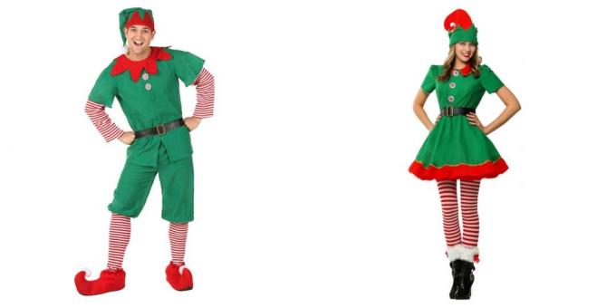 kostiumy świąteczne dla dorosłych: cute elf