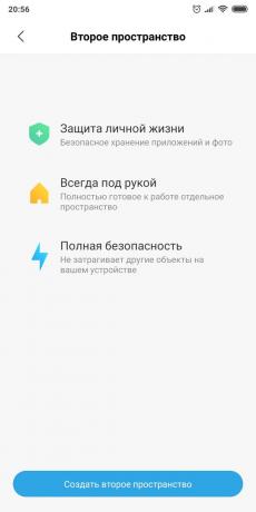 Profil na Android OS: „Druga przestrzeń”