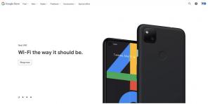 Pixel 4A został przypadkowo wyświetlony w witrynie Google