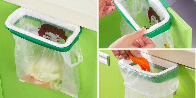 Przenośny śmieci Plastic Bag Holder Storage Wiszące Sprzedaż