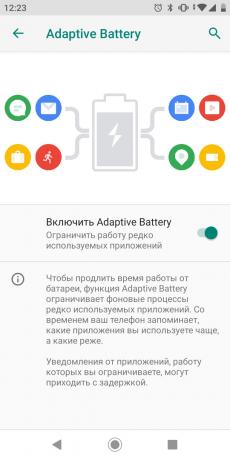 Jak zaoszczędzić czas pracy baterii na Android: adaptacyjne baterii