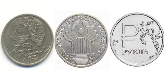 Jak sprzedać monety 1 rubel