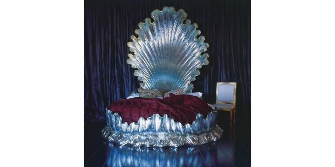 Łóżko w kształcie skorupy
