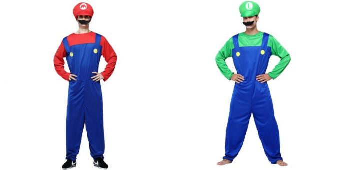 kostiumy świąteczne dla dorosłych: Mario