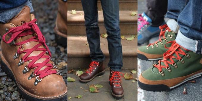 Modne męskie buty: Buty wędrowne w stylu vintage
