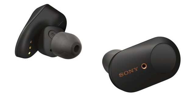 Słuchawki Sony WF-1000XM3 ma bardzo kompaktowe wymiary
