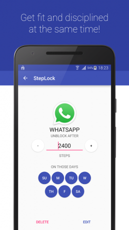 StepLock: norma kroki, aby odblokować WatsApp