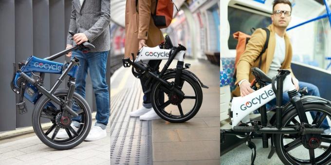 Składany rower elektryczny Gocycle GX: kompaktowy, jak walizce