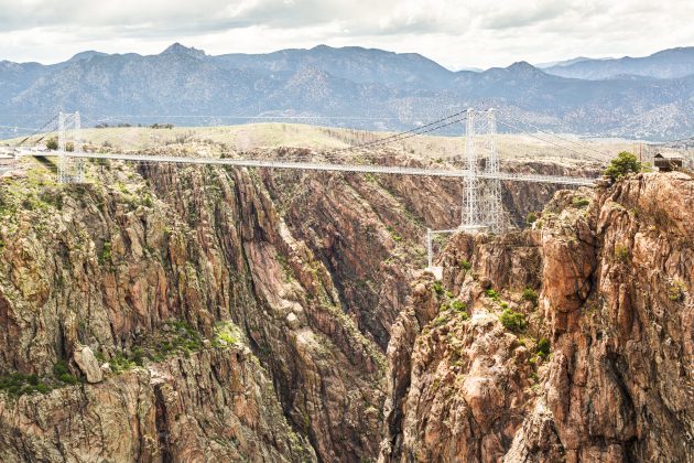 piękne mosty: Royal Gorge, Colorado