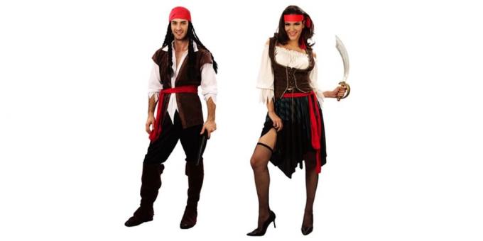 kostiumy świąteczne dla dorosłych: pirat