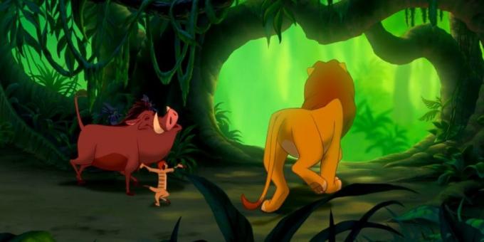 Kreskówki „The Lion King”: realistycznie przedstawione zwierzęta
